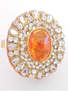 Kundan Finger Ring